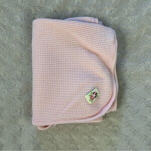 Cherokee Baby Pink Thermal Baby Blanket Flower Floral Waffle Weave